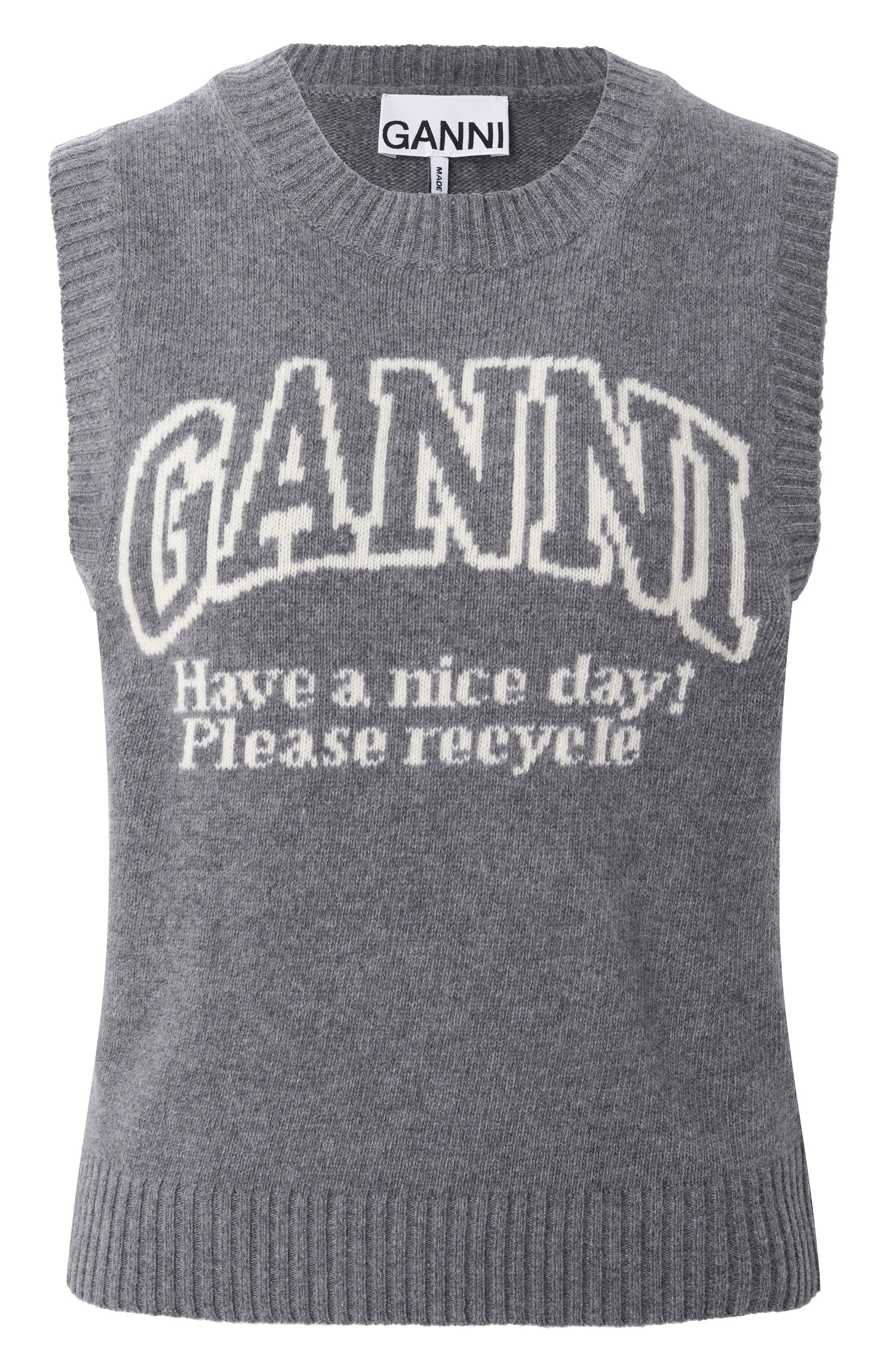 Шерстяной топ GANNI, арт. K2308, фото 1