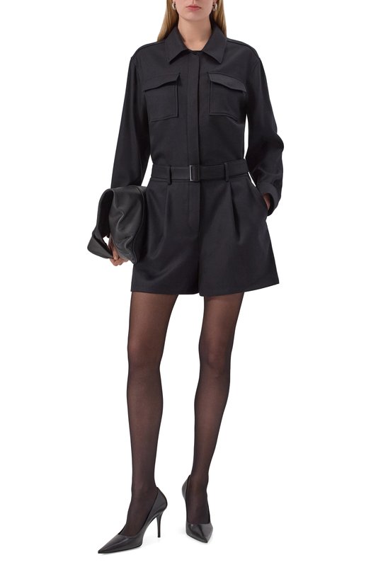 Шерстяной комбинезон Juun.J JW5X71W05 Чёрный  JW5X71W05 Фото 2