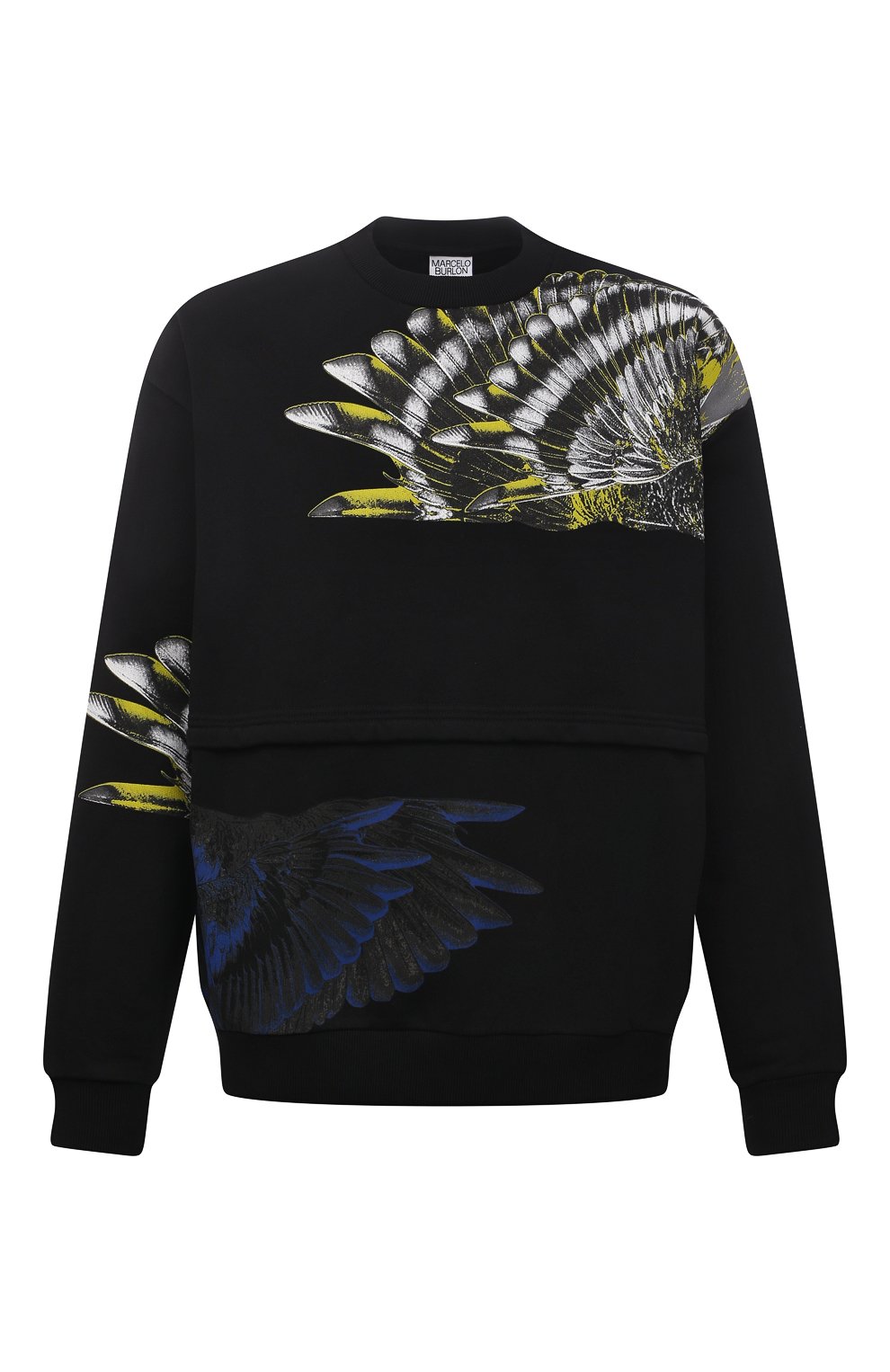 Хлопковый свитшот MARCELO BURLON, арт. CMBA091S21FLE002, фото 1