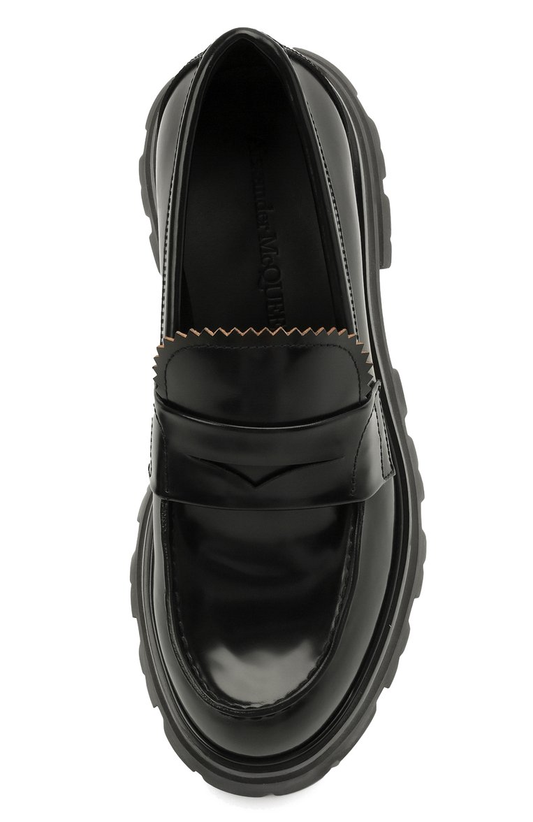 Кожаные пенни-лоферы ALEXANDER MCQUEEN, арт. 666328/WHZ80, фото 1