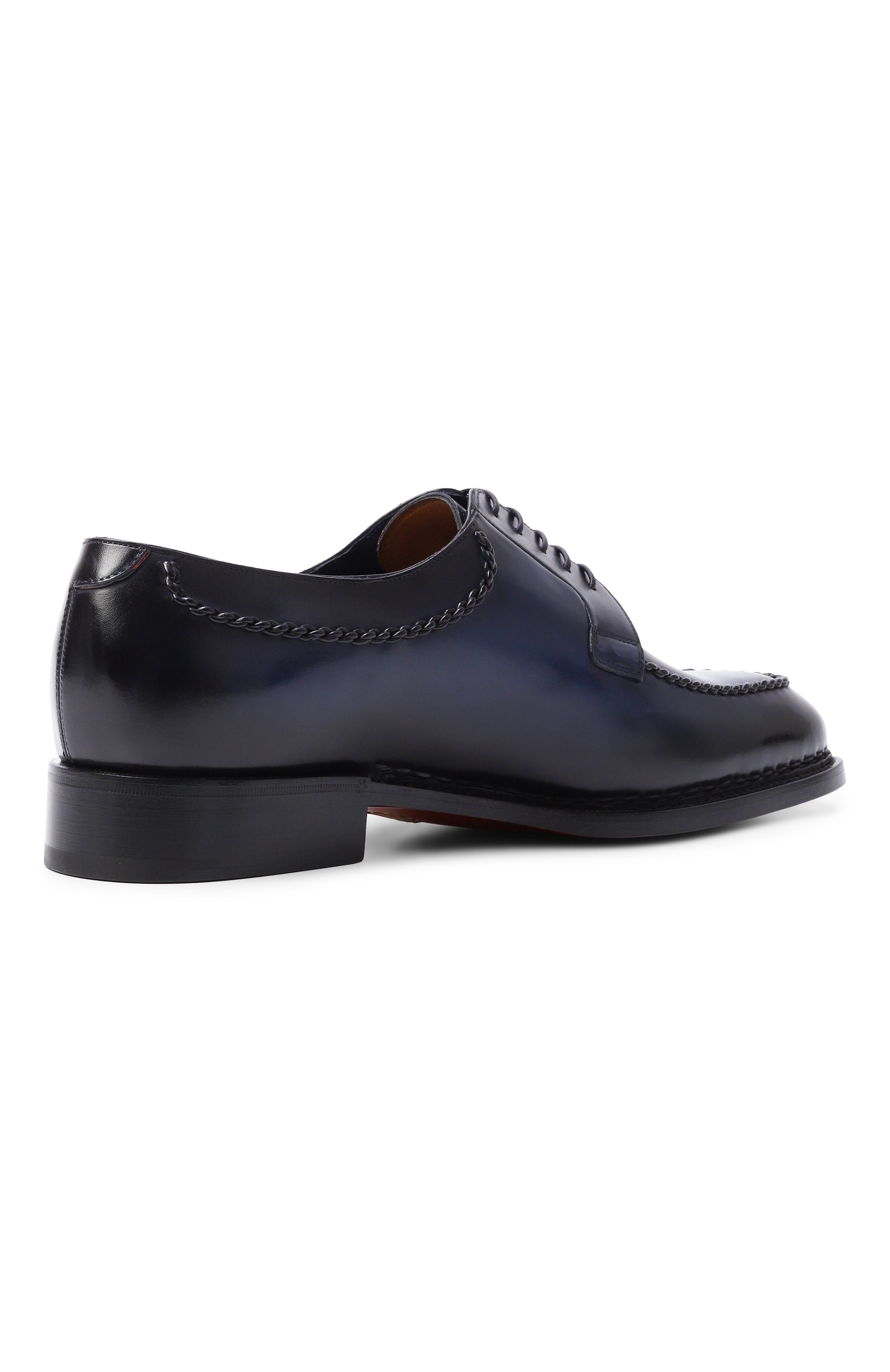 Кожаные дерби fortuna SANTONI, арт. MLAG19205ZB1HWVE, фото 5