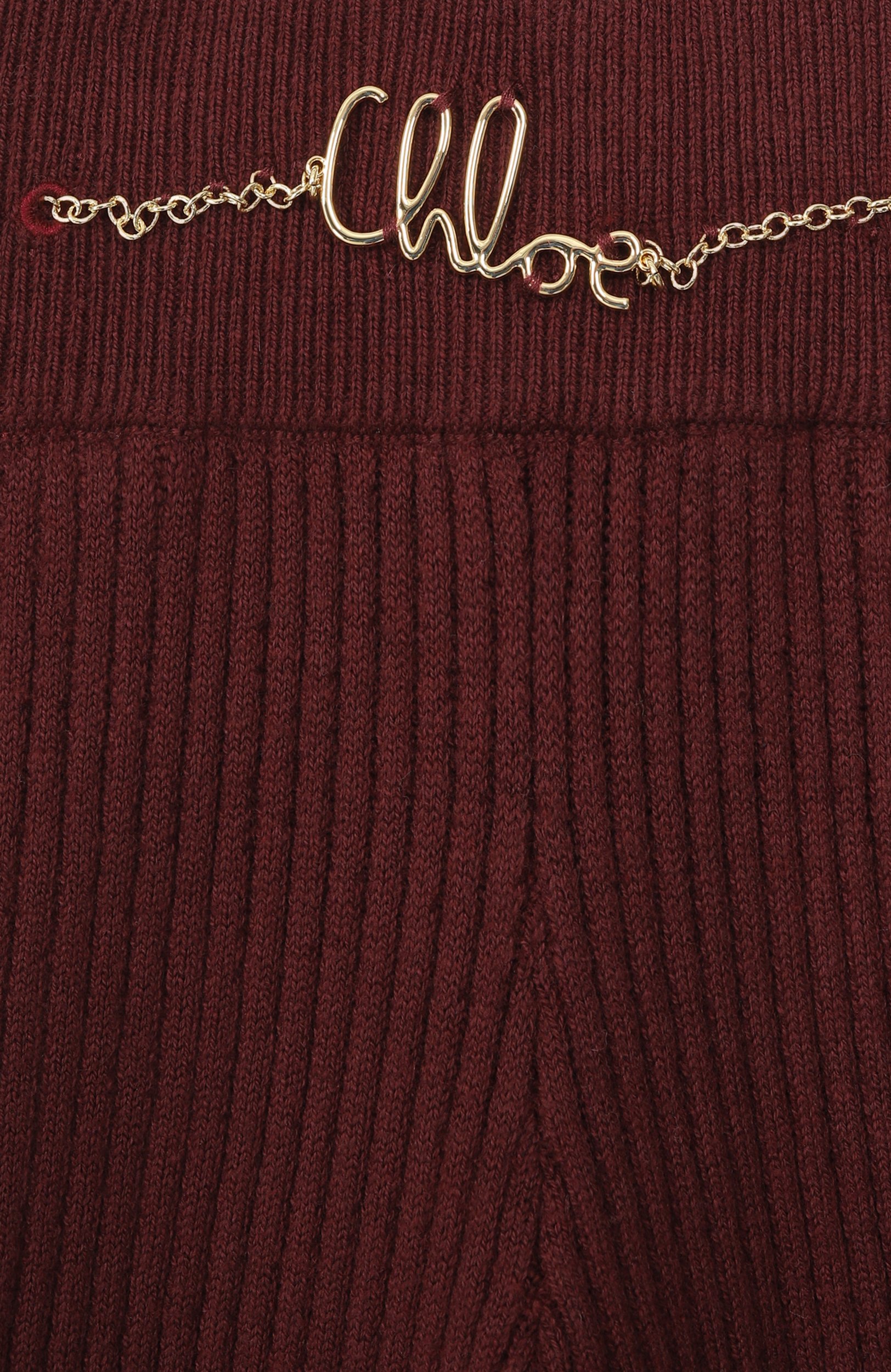 Джоггеры из хлопка и кашемира CHLOÉ, арт. C21261, фото 3