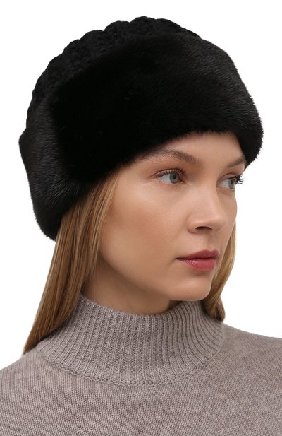 Шапка из меха норки и шерсти FURLAND, арт. 0220210010014600026, фото 2