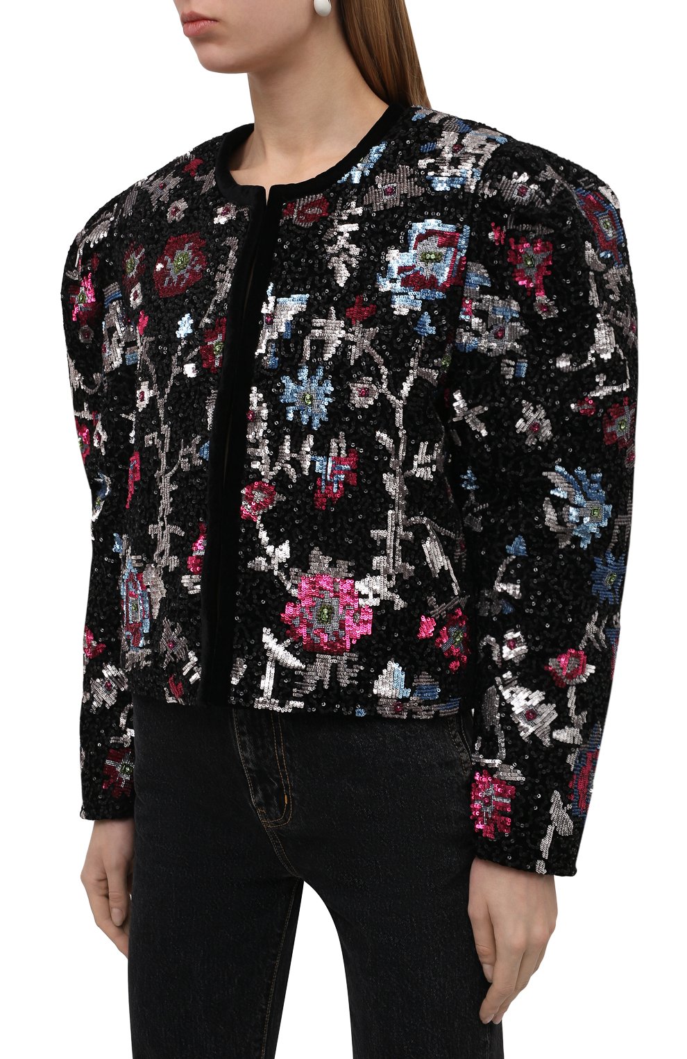 Жакет с отделкой пайетками ISABEL MARANT, арт. VE1703-21H047I/MARJ0YA, фото 3