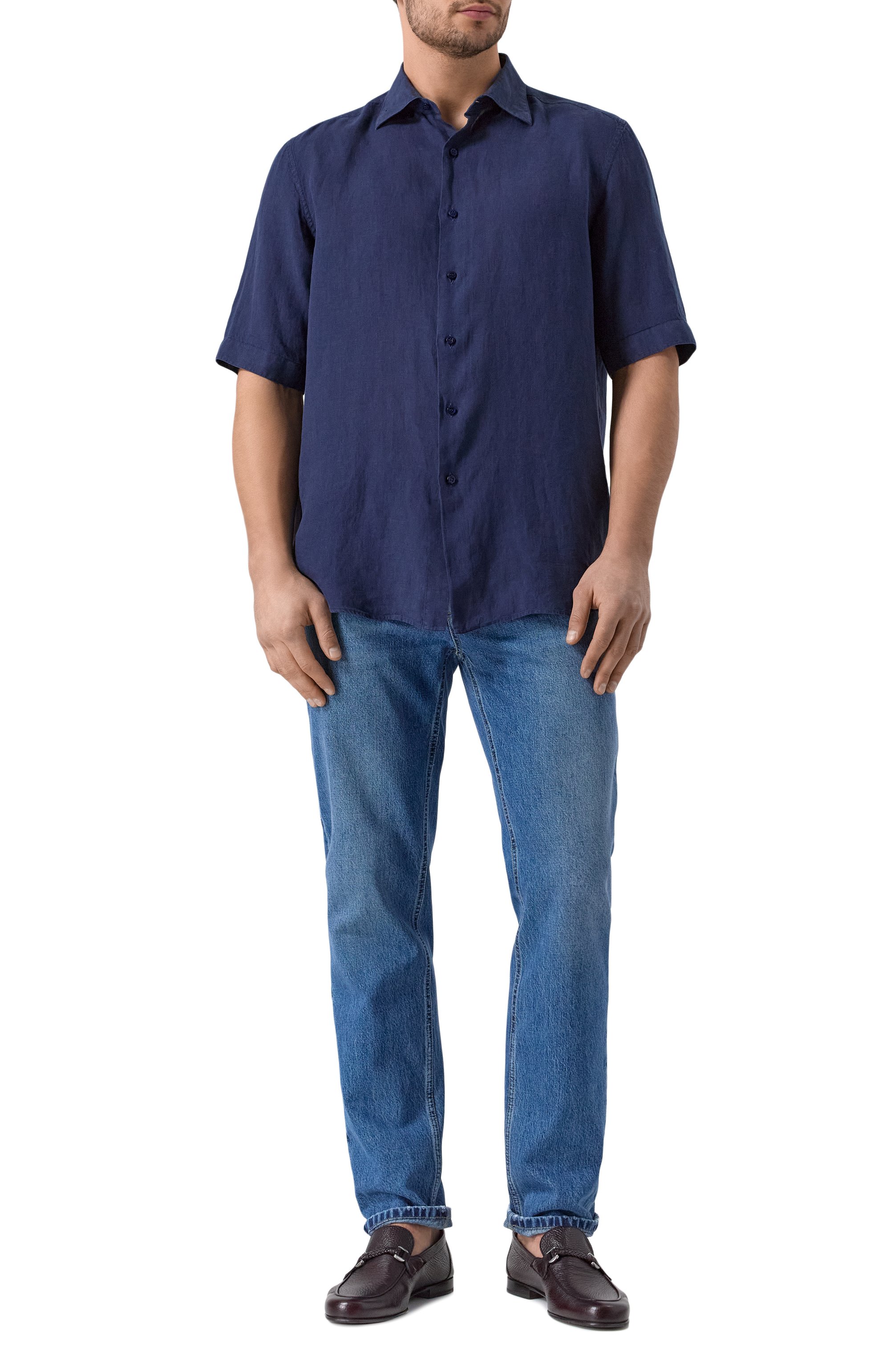 Льняная рубашка STEFANO RICCI, арт. MC007892/BX2922, фото 2