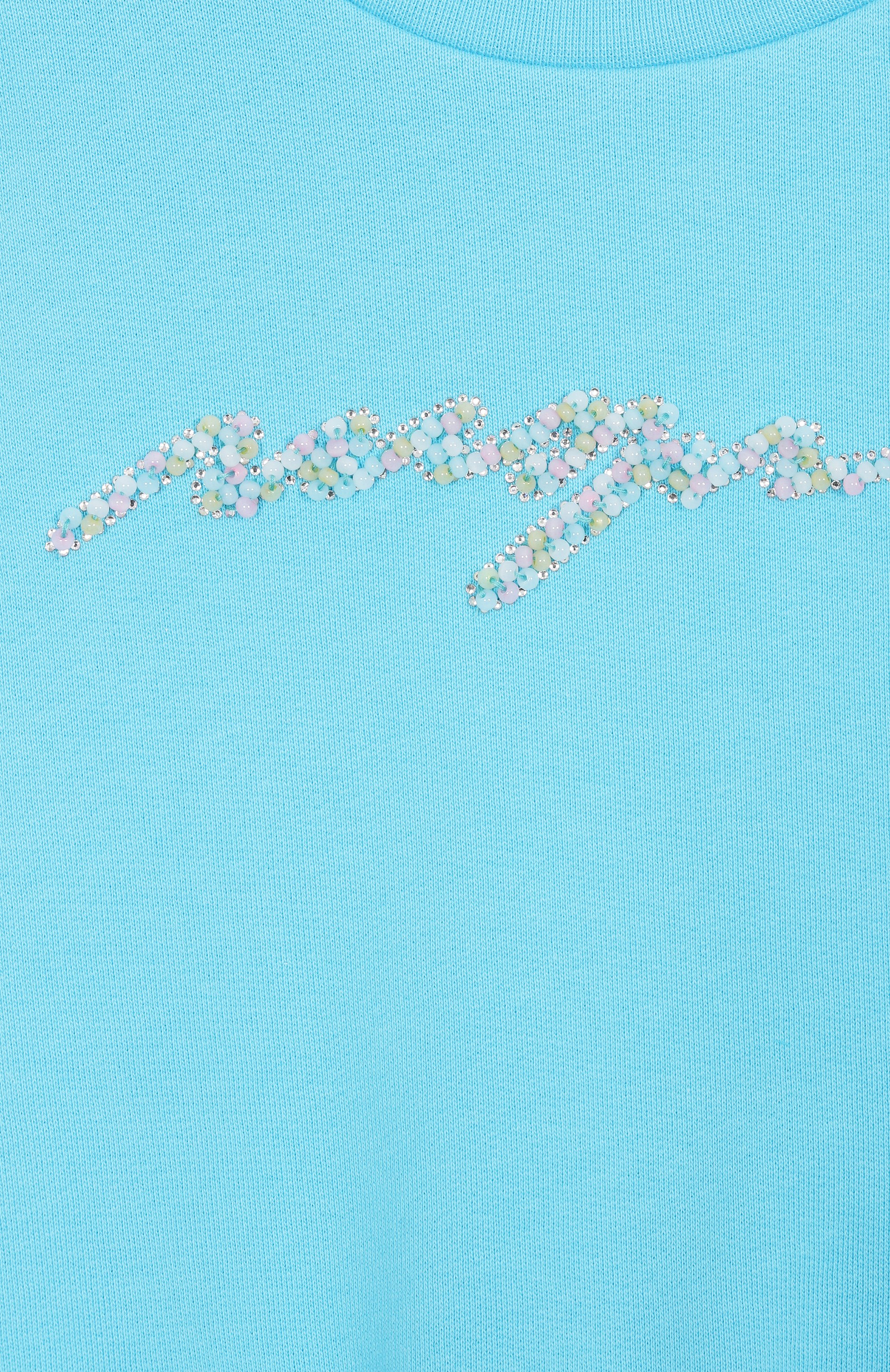 Хлопковый свитшот MSGM KIDS, арт. S5MSJGSW222, фото 3