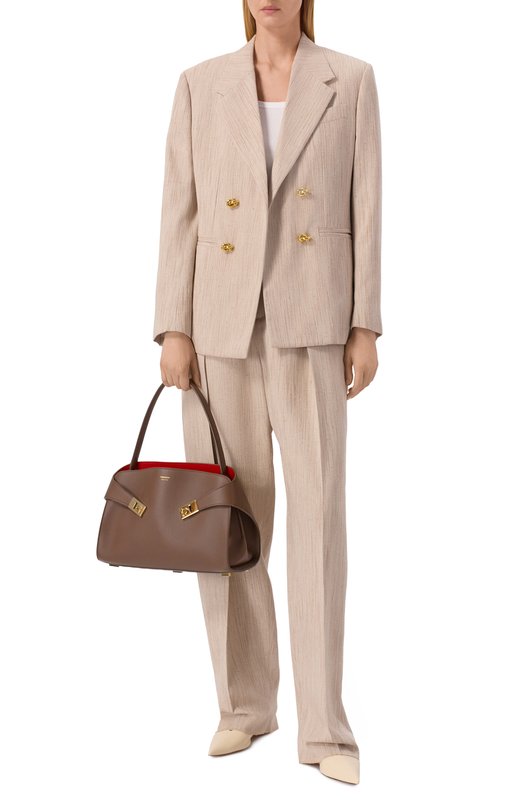 Сумка Hug Soft medium Ferragamo 219816/787834 Коричневый  219816/787834 Фото 3