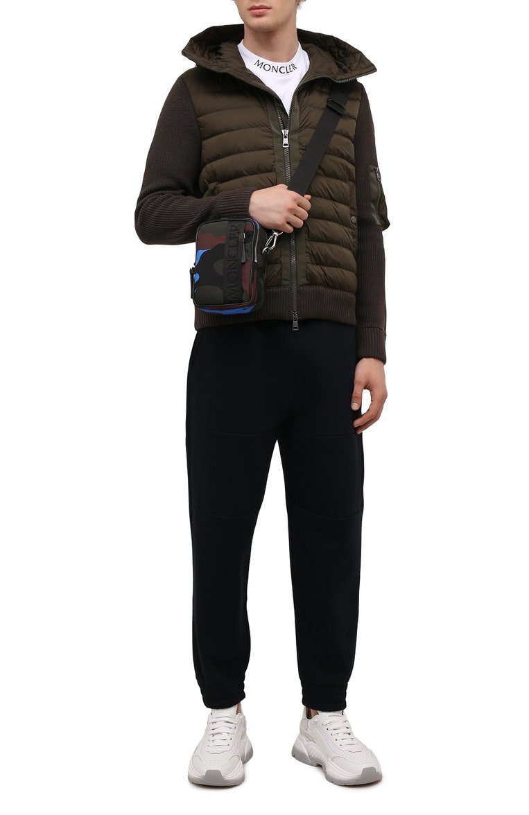 Мужская текстильная сумка detour MONCLER разноцветного цвета, арт. G2-09A-5L700-00-595LD | Фото 2 (Ремень/цепочка: На ремешке; Материал: Текстиль; Размер: mini)