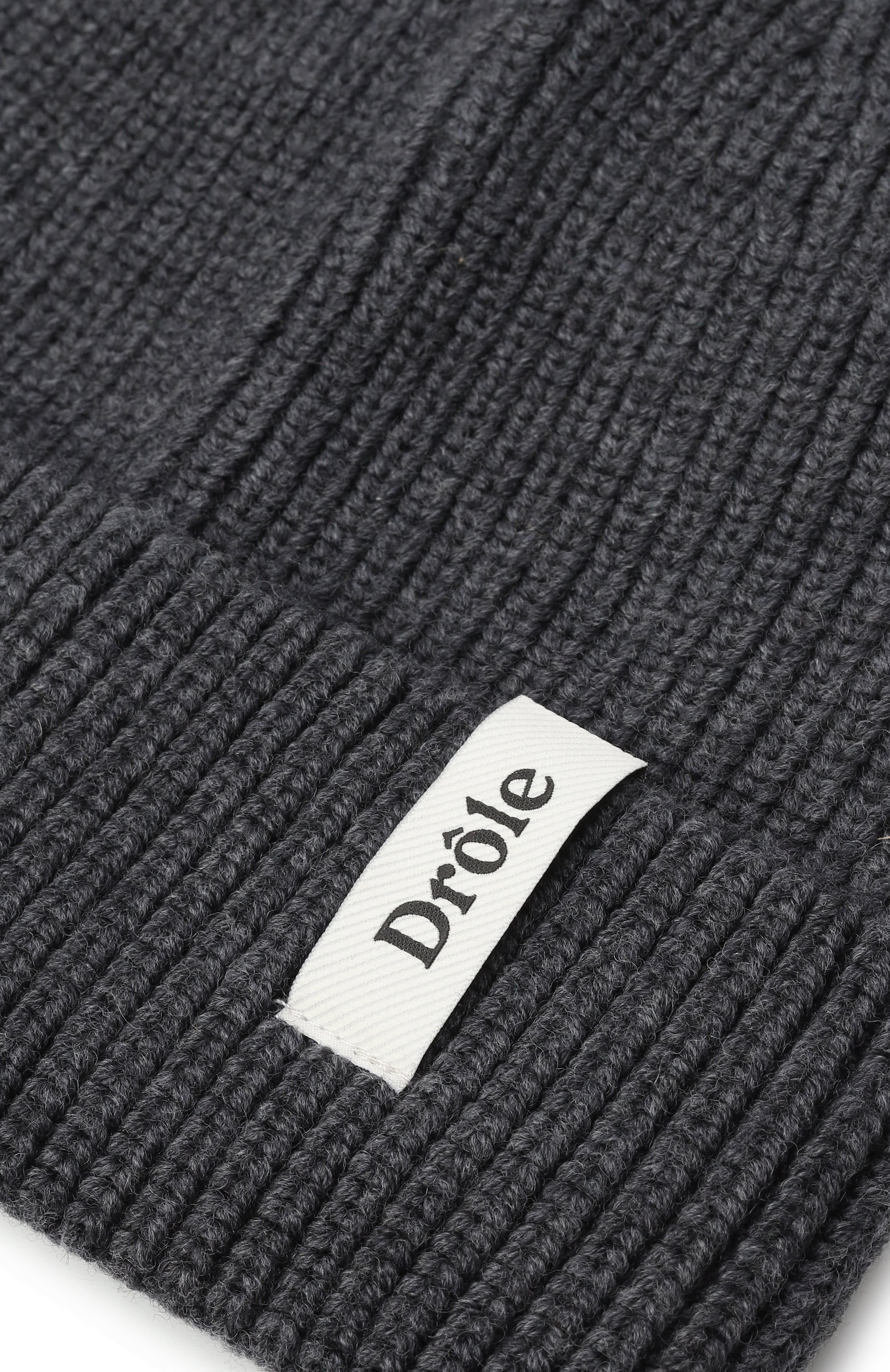 Шерстяная шапка DROLE DE MONSIEUR, арт. E-BN100-W0007-DGR, фото 3
