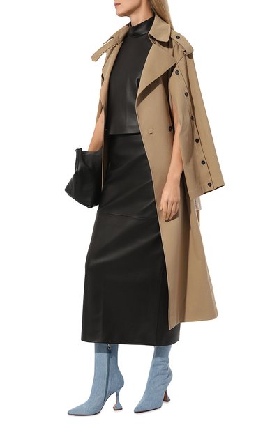 Текстильные ботильоны giorgia AMINA MUADDI, арт. GI0RGIA B00TIE 95/DENIM, фото 2