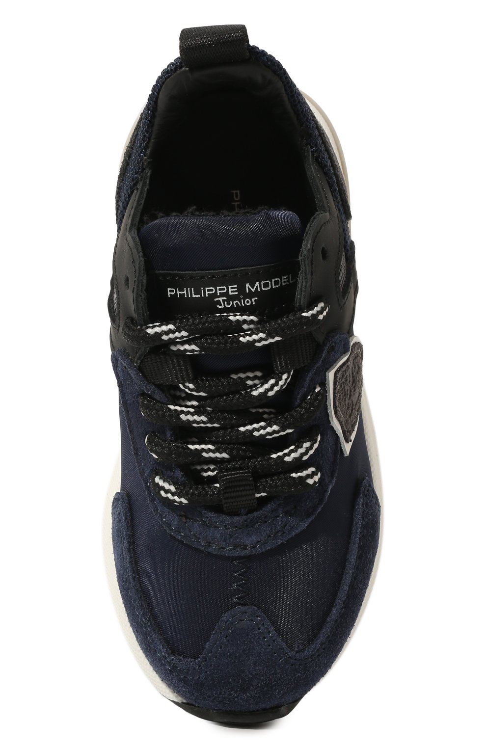 Кроссовки PHILIPPE MODEL JUNIOR темно-синего цвета по цене 22550 руб., арт. 71164 VAR.7/18-27, фото 4 Кроссовки PHILIPPE MODEL JUNIOR, арт. 71164 VAR.7/18-27, фото 4