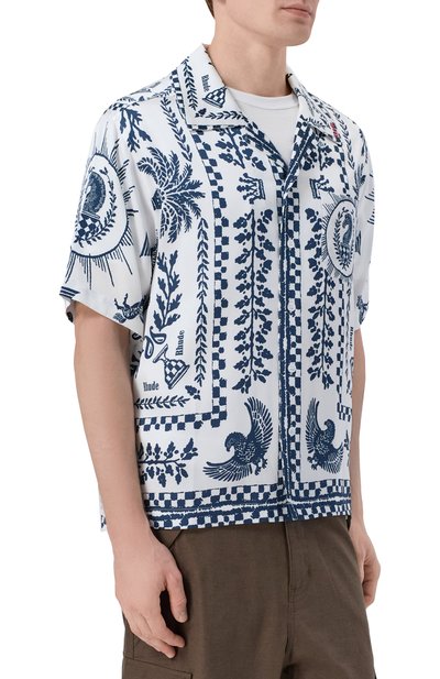 Рубашка из вискозы RHUDE, арт. RHSS26SR02358, фото 3