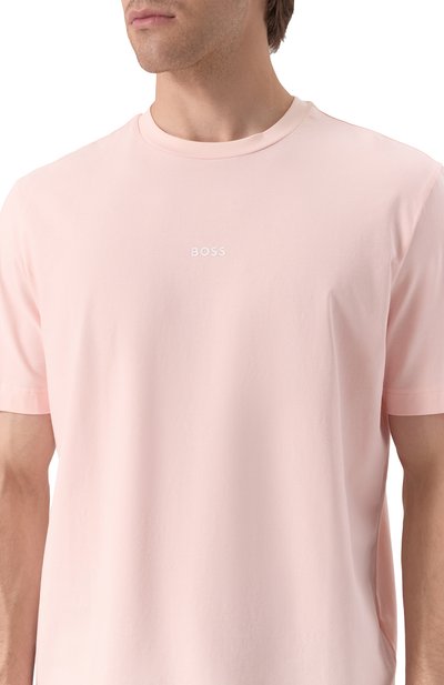 Хлопковая футболка BOSS ORANGE, арт. 50473278, фото 5