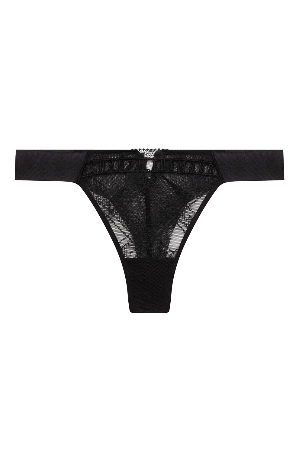 Трусы-стринги CHANTAL THOMASS черного цвета по цене 7180 руб., арт. T09D70, фото 1 Трусы-стринги CHANTAL THOMASS, арт. T09D70, фото 1