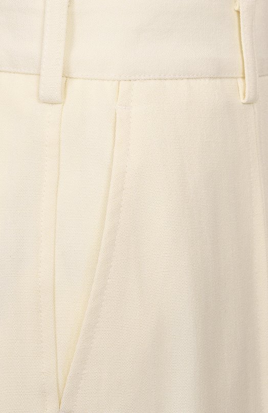 Брюки из вискозы и шелка Jil Sander J03KA0301-J65005 Кремовый  J03KA0301-J65005 Фото 6