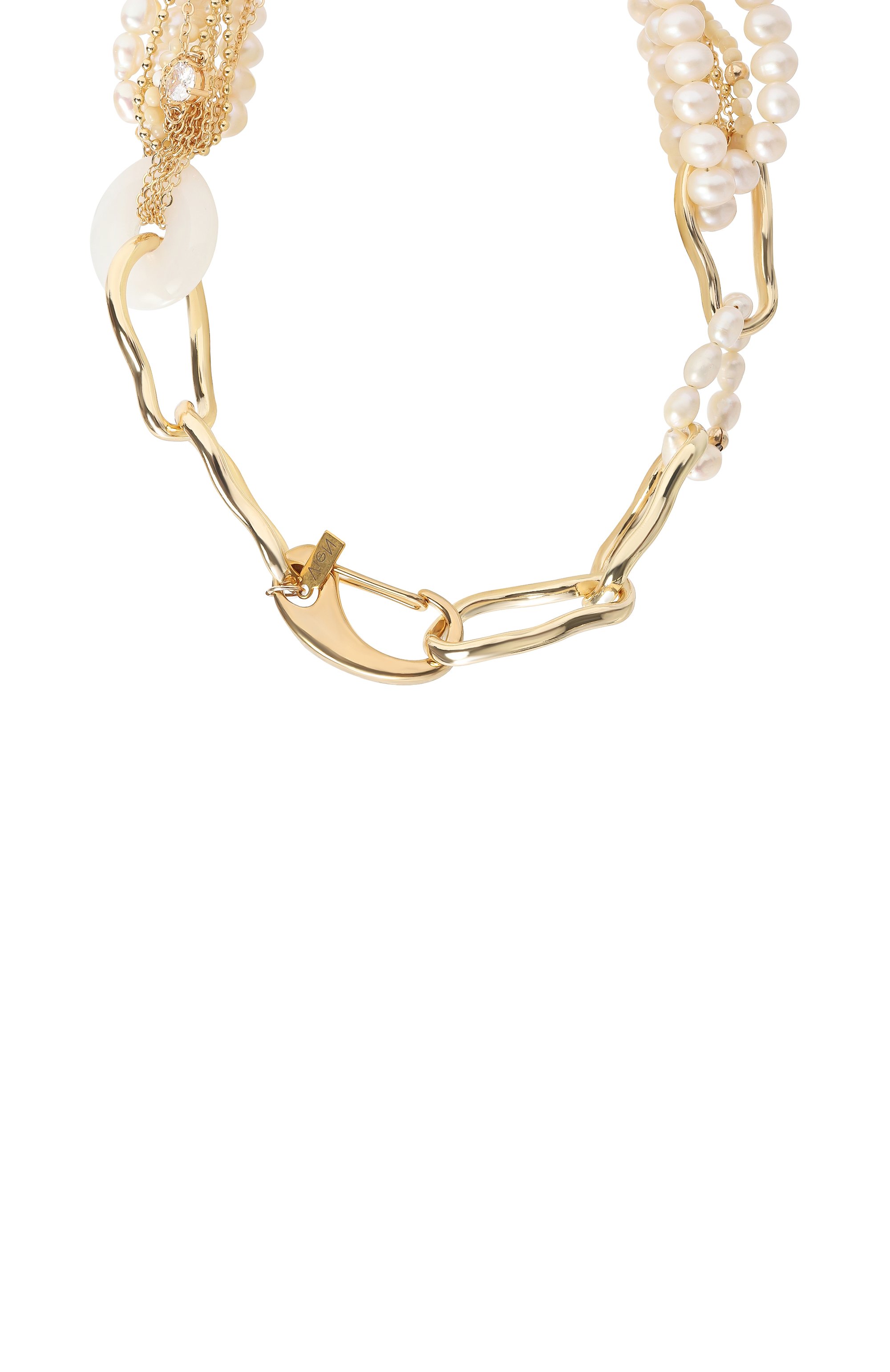 Колье VIEN кремового цвета по цене 59900 руб., арт. 25-271, фото 4 Колье VIEN, арт. 25-271, фото 4