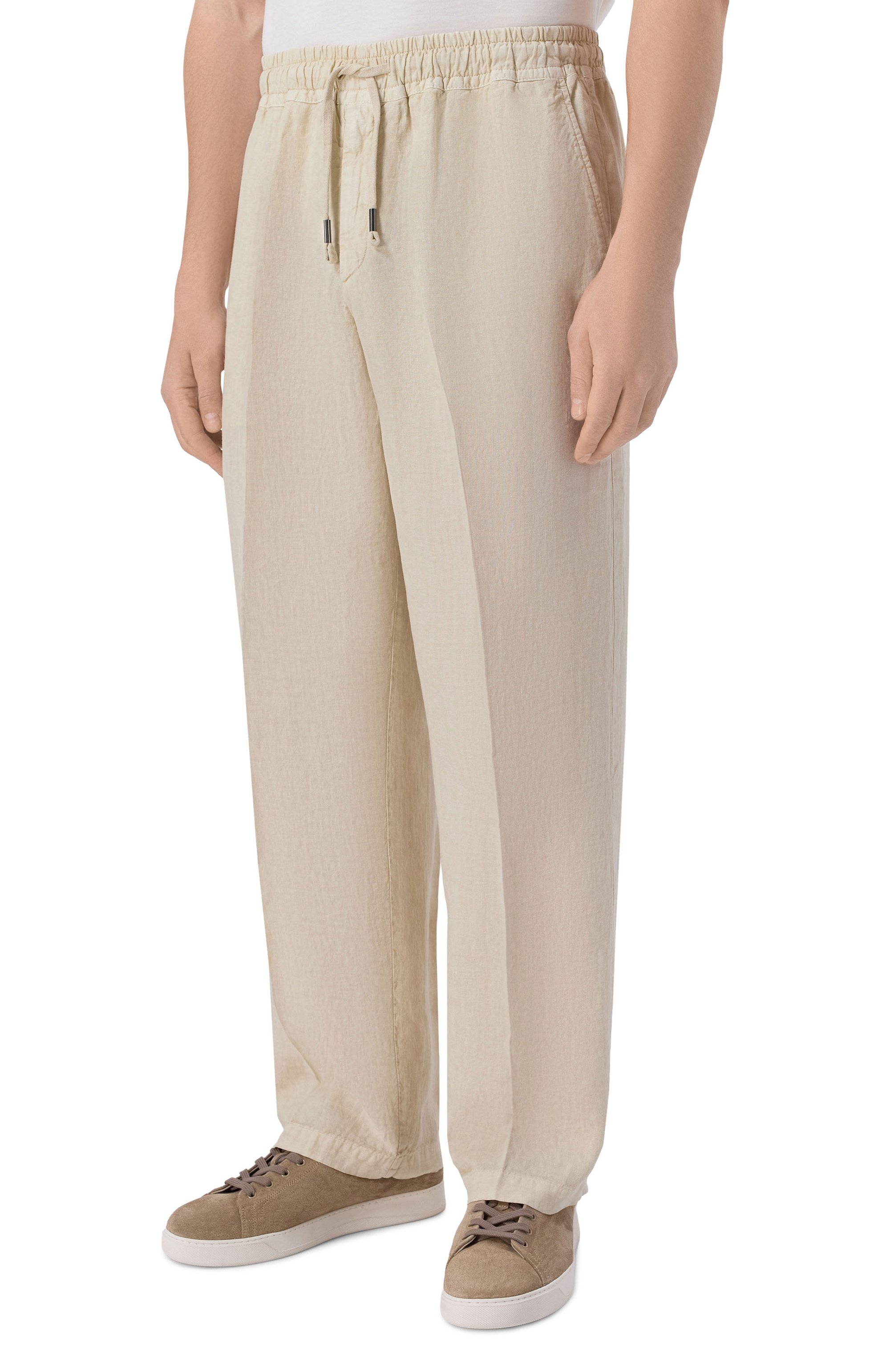 Льняные брюки INLINUM, арт. PAJAMA/TR0PEA, фото 3