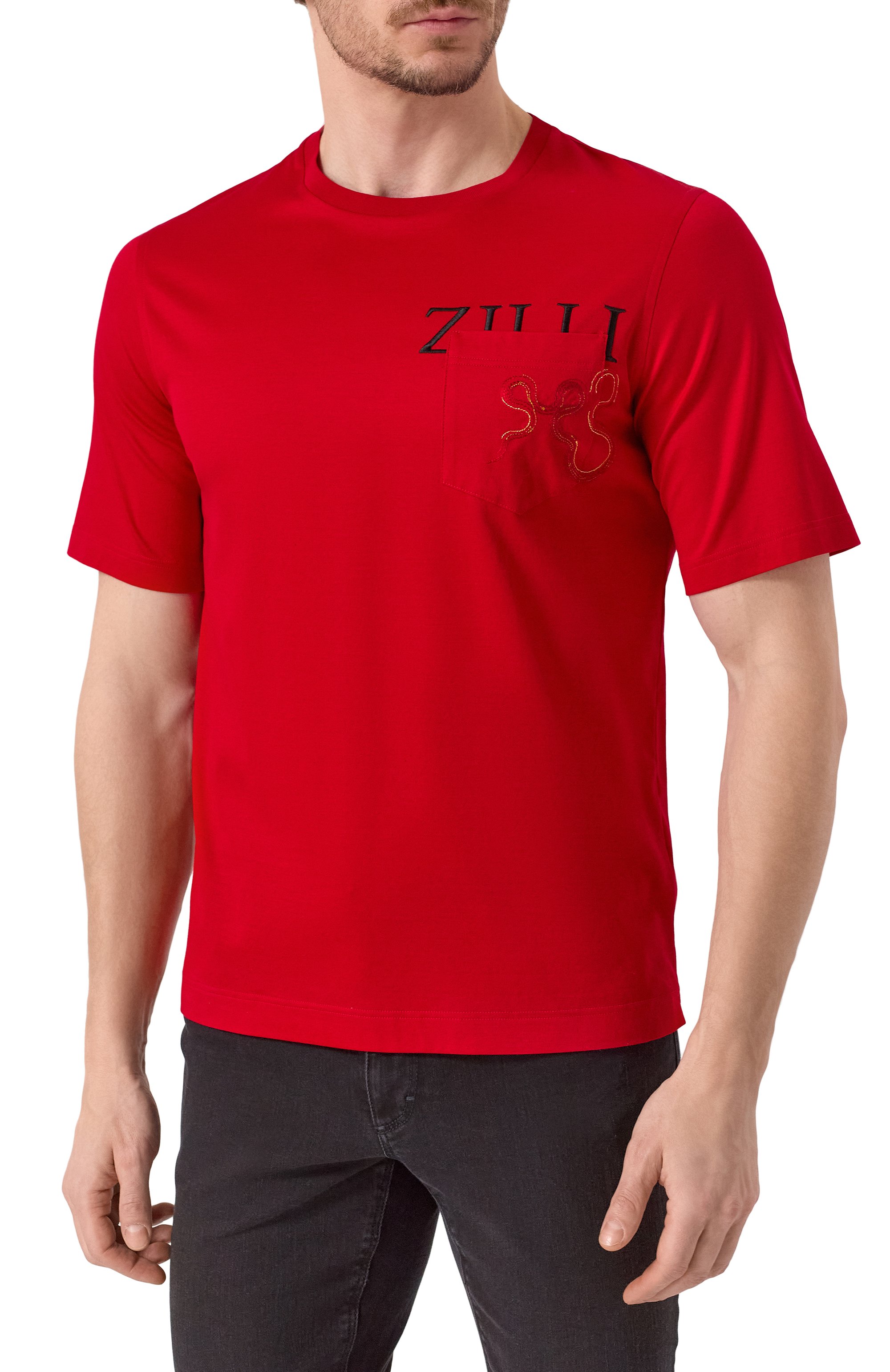 Хлопковая футболка ZILLI, арт. TSR03IM0100VSNAK0, фото 3
