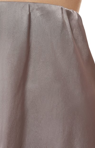 Шелковая юбка FLASHIN серого цвета по цене 27500 руб., арт. FX25SM, фото 5 Шелковая юбка FLASHIN, арт. FX25SM, фото 5