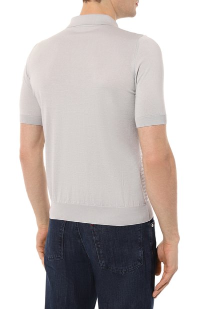 Поло из шелка и хлопка ZILLI, арт. MBZ-PZ082-0PTI1/MC01, фото 4