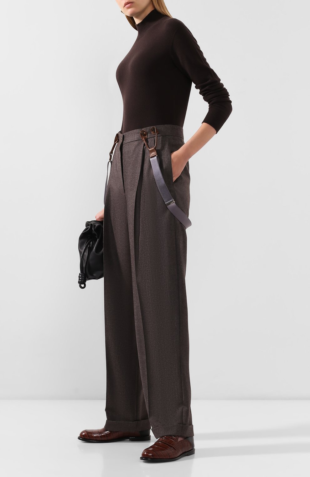 Кашемировые брюки GIORGIO ARMANI, арт. 0SHPP0AA/T01H6, фото 2