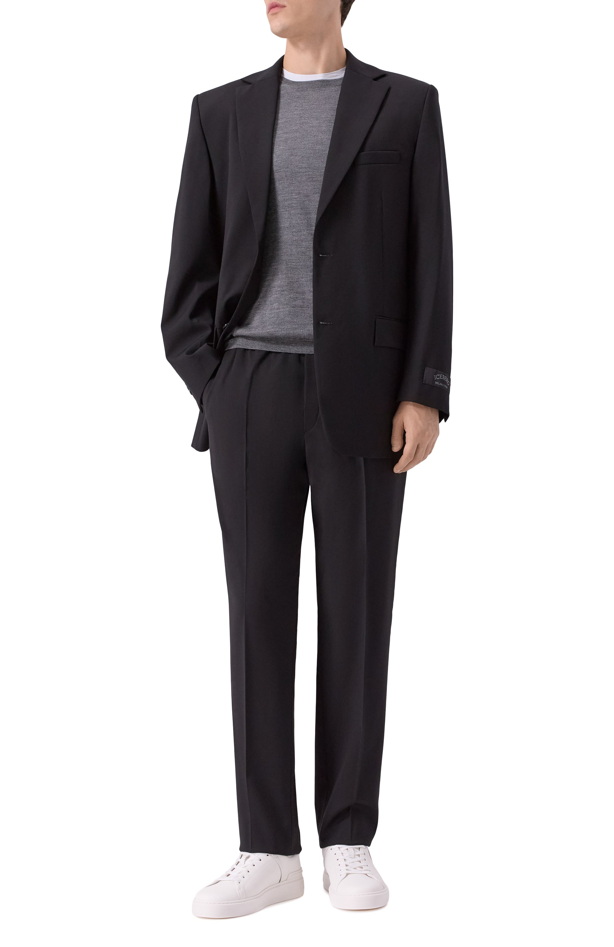 Брюки ICEBERG черного цвета по цене 29950 руб., арт. B090/3078, фото 2 Брюки ICEBERG, арт. B090/3078, фото 2