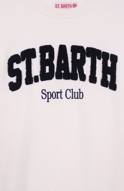 Хлопковый свитшот MC2 SAINT BARTH молочного цвета по цене 15750 руб., арт. BRN0001-02367L/BRI0NY, фото 3 Хлопковый свитшот MC2 SAINT BARTH, арт. BRN0001-02367L/BRI0NY, фото 3
