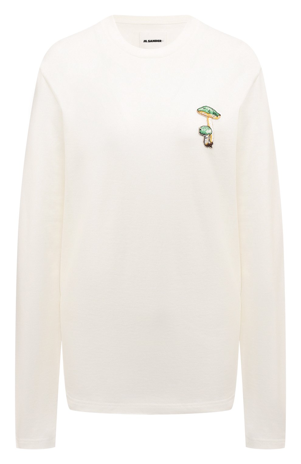 Хлопковый пуловер JIL SANDER белого цвета по цене 38650 руб., арт. J40GC0126/J20150, фото 1 Хлопковый пуловер JIL SANDER, арт. J40GC0126/J20150, фото 1
