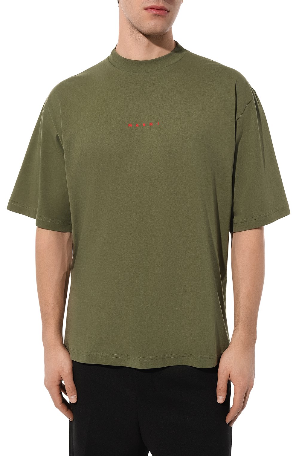 Хлопковая футболка MARNI, арт. HUMU0223P1/USCS87, фото 3