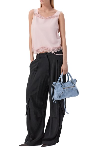 Сумка le city first BALENCIAGA голубого цвета по цене 308000 руб., арт. 866958/2ACJB, фото 3 Сумка le city first BALENCIAGA, арт. 866958/2ACJB, фото 3