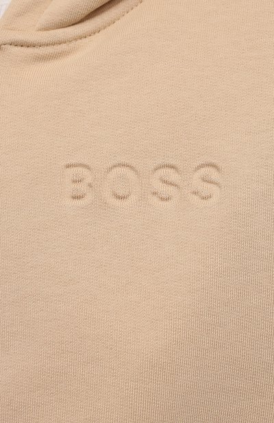 Хлопковый кардиган BOSS бежевого цвета по цене 19050 руб., арт. 50466239, фото 5 Хлопковый кардиган BOSS, арт. 50466239, фото 5