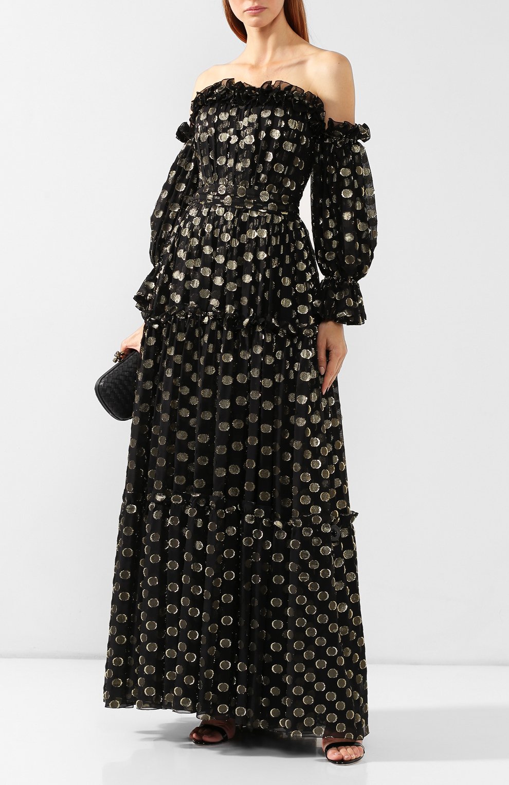 Шелковое платье DOLCE & GABBANA, арт. F6B7FT/HJMBI, фото 2
