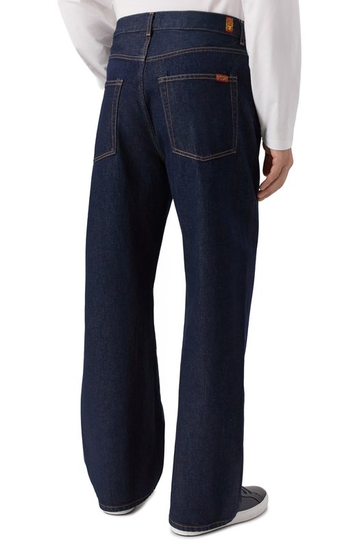 Джинсы Wide Leg 7 For All Mankind 7TY70E35 Синий  7TY70E35 Фото 4
