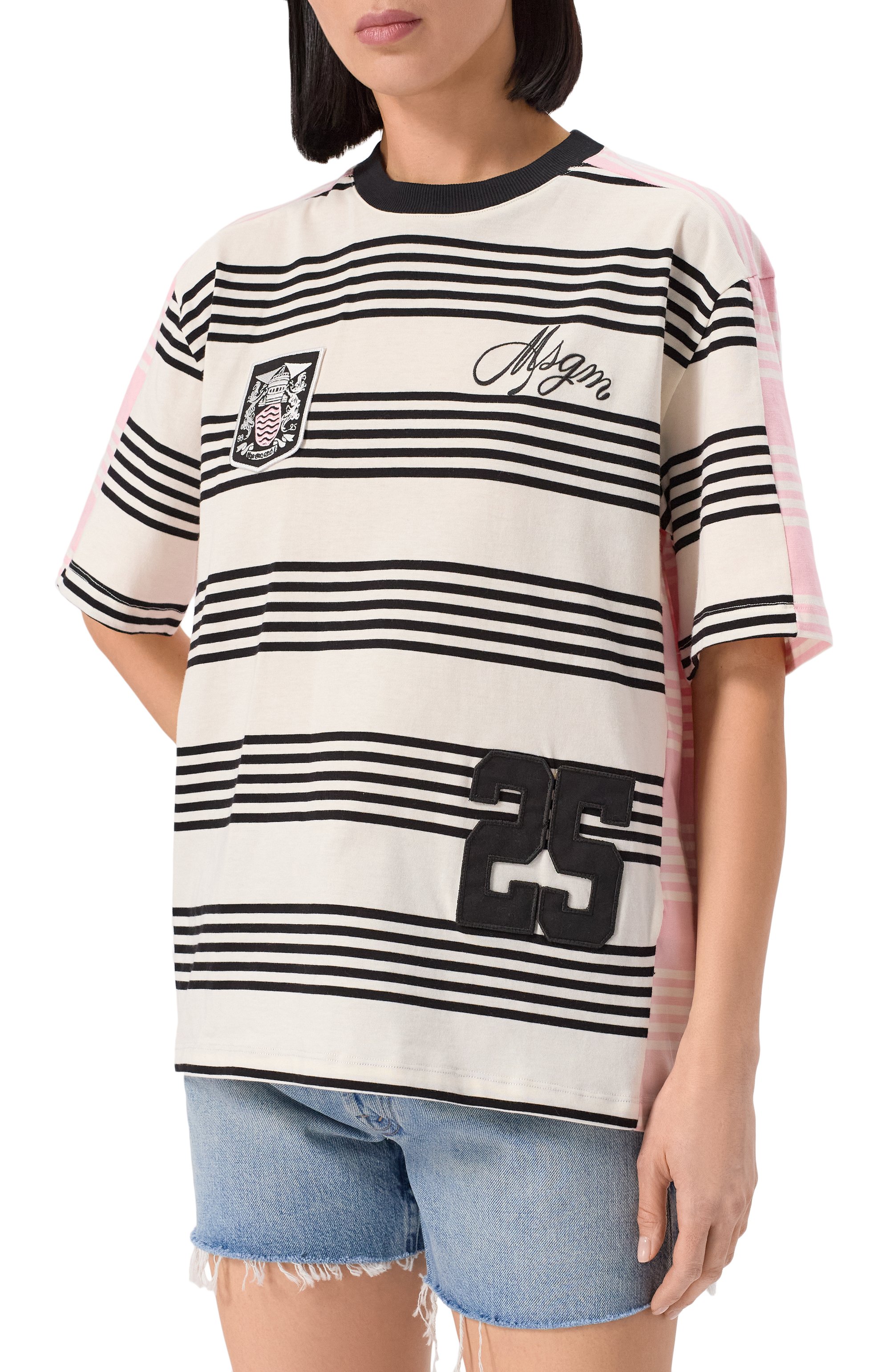 Хлопковая футболка MSGM, арт. 3841MDM106/257128, фото 3