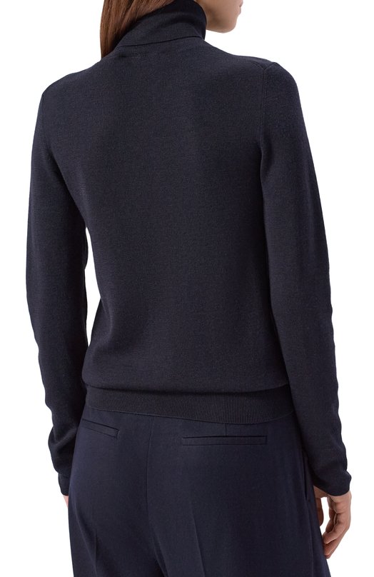 Водолазка из шерсти и шелка Windsor 52 DP620 10014631/30047417 Синий  52 DP620 10014631/30047417 Фото 4