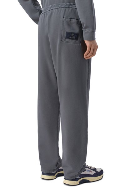 Хлопковые брюки PREMIATA темно-серого цвета по цене 37100 руб., арт. PA1035F0, фото 4 Хлопковые брюки PREMIATA, арт. PA1035F0, фото 4