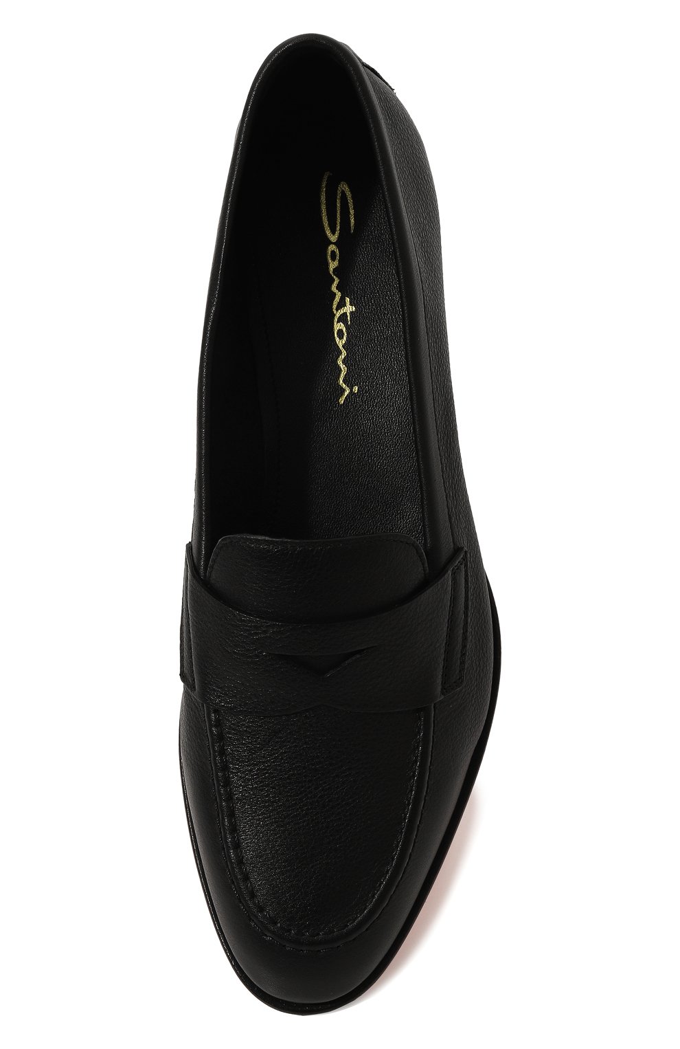 Кожаные пенни-лоферы SANTONI, арт. WUSF59962HAFSSW6, фото 6