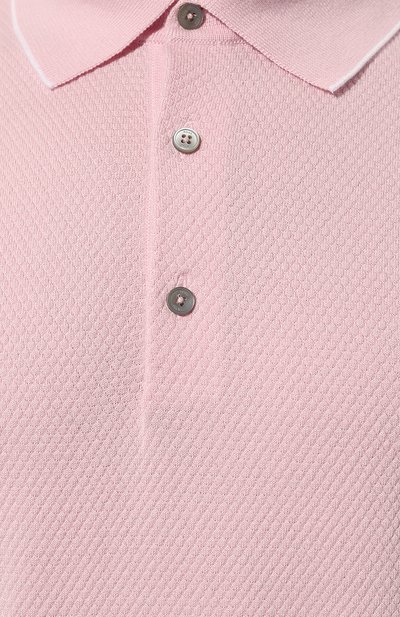 Хлопковое поло BOSS, арт. 50489889, фото 5