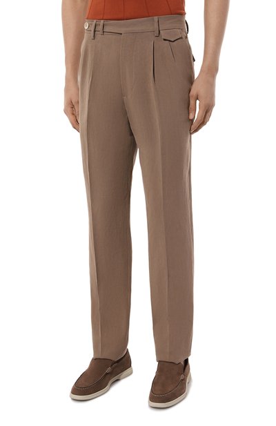 Льняные брюки BRUNELLO CUCINELLI, арт. MW431B2301, фото 3