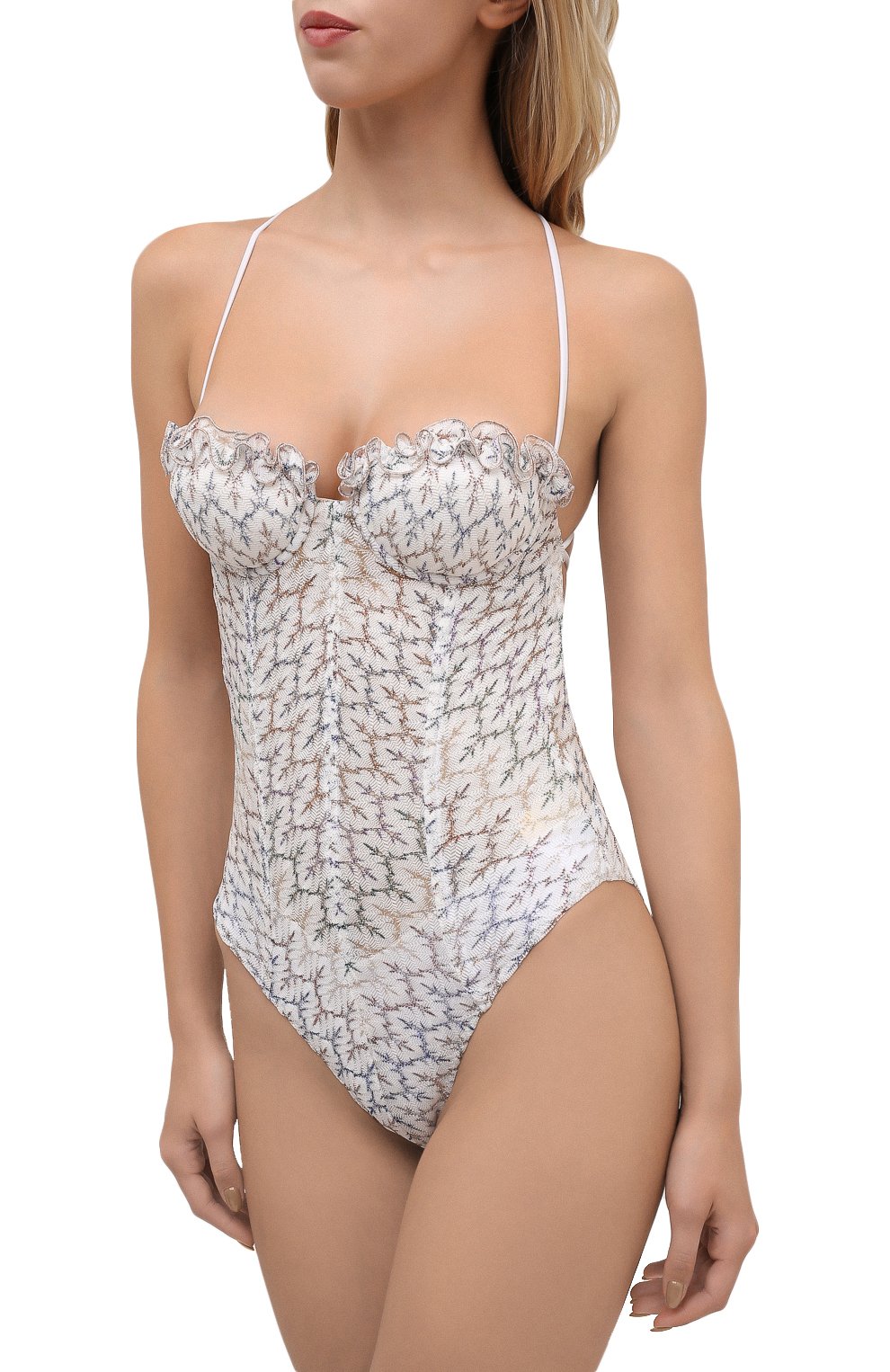 Слитный купальник MISSONI белого цвета по цене 59950 руб., арт. MMP00226/BR00C6, фото 2 Слитный купальник MISSONI, арт. MMP00226/BR00C6, фото 2