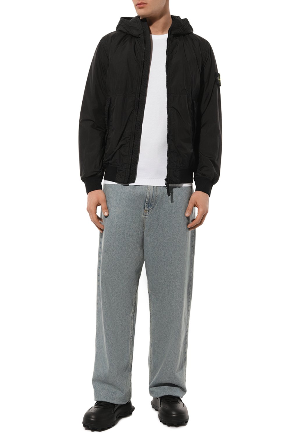 Утепленный бомбер STONE ISLAND черного цвета по цене 111000 руб., арт. 791540823, фото 2 Утепленный бомбер STONE ISLAND, арт. 791540823, фото 2