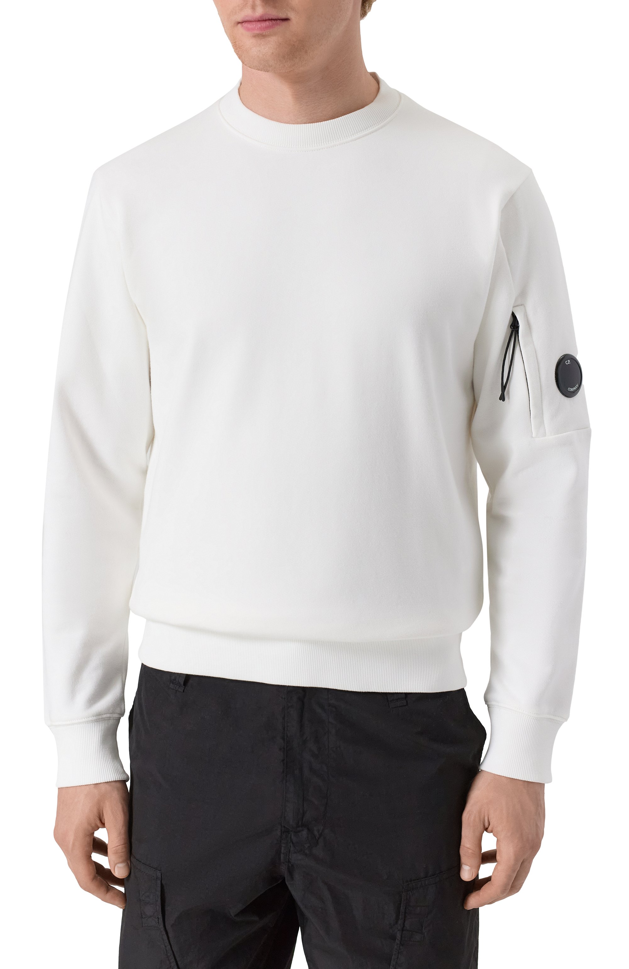 Хлопковый свитшот C.P. COMPANY, арт. 18CMSS023A005086W, фото 3