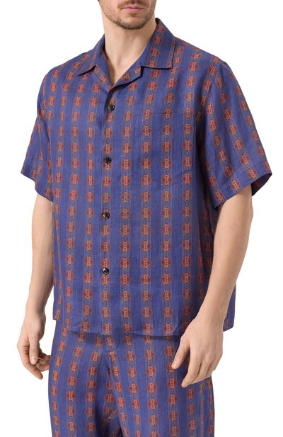 Льняная рубашка VALENTINO, арт. 6V3AA111AN0, фото 3