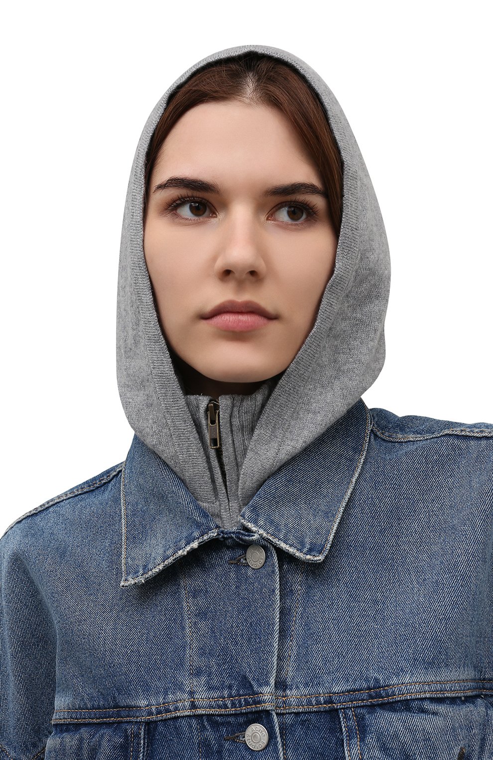 Кашемировая манишка на молнии TEGIN, арт. 3176, фото 2