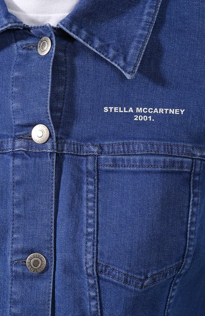 Джинсовая куртка STELLA MCCARTNEY синего цвета по цене 48300 руб., арт. 548560/SNH15, фото 5 Джинсовая куртка STELLA MCCARTNEY, арт. 548560/SNH15, фото 5