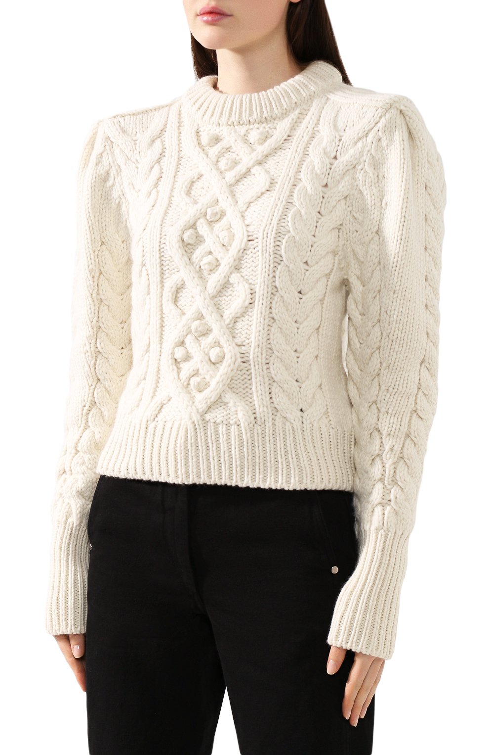 Шерстяной свитер ISABEL MARANT, арт. PU1157-19H040I/MILF0RD, фото 3
