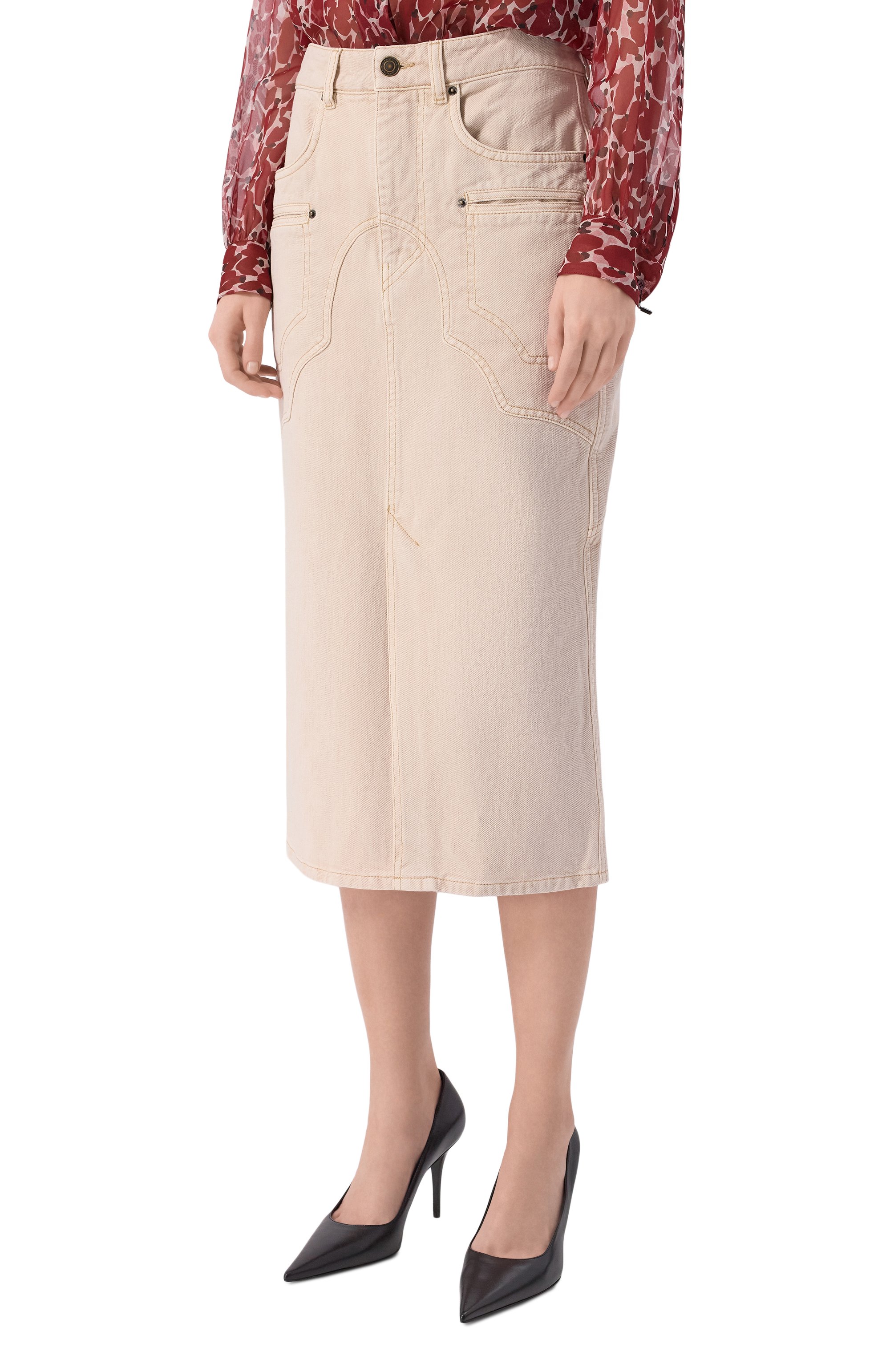 Джинсовая юбка ISABEL MARANT, арт. 25PJU0329FA/C1P01I, фото 3