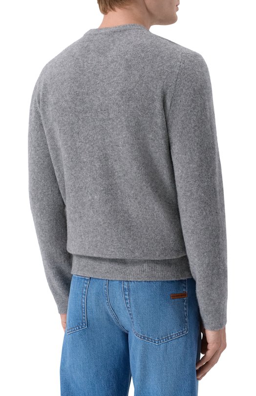 Свитер из шерсти и кашемира Corneliani 26M578-2625159 Серый  26M578-2625159 Фото 4
