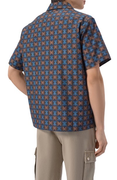 Рубашка из хлопка и шелка ZILLI, арт. ZSSH8BM0107I2128F, фото 4