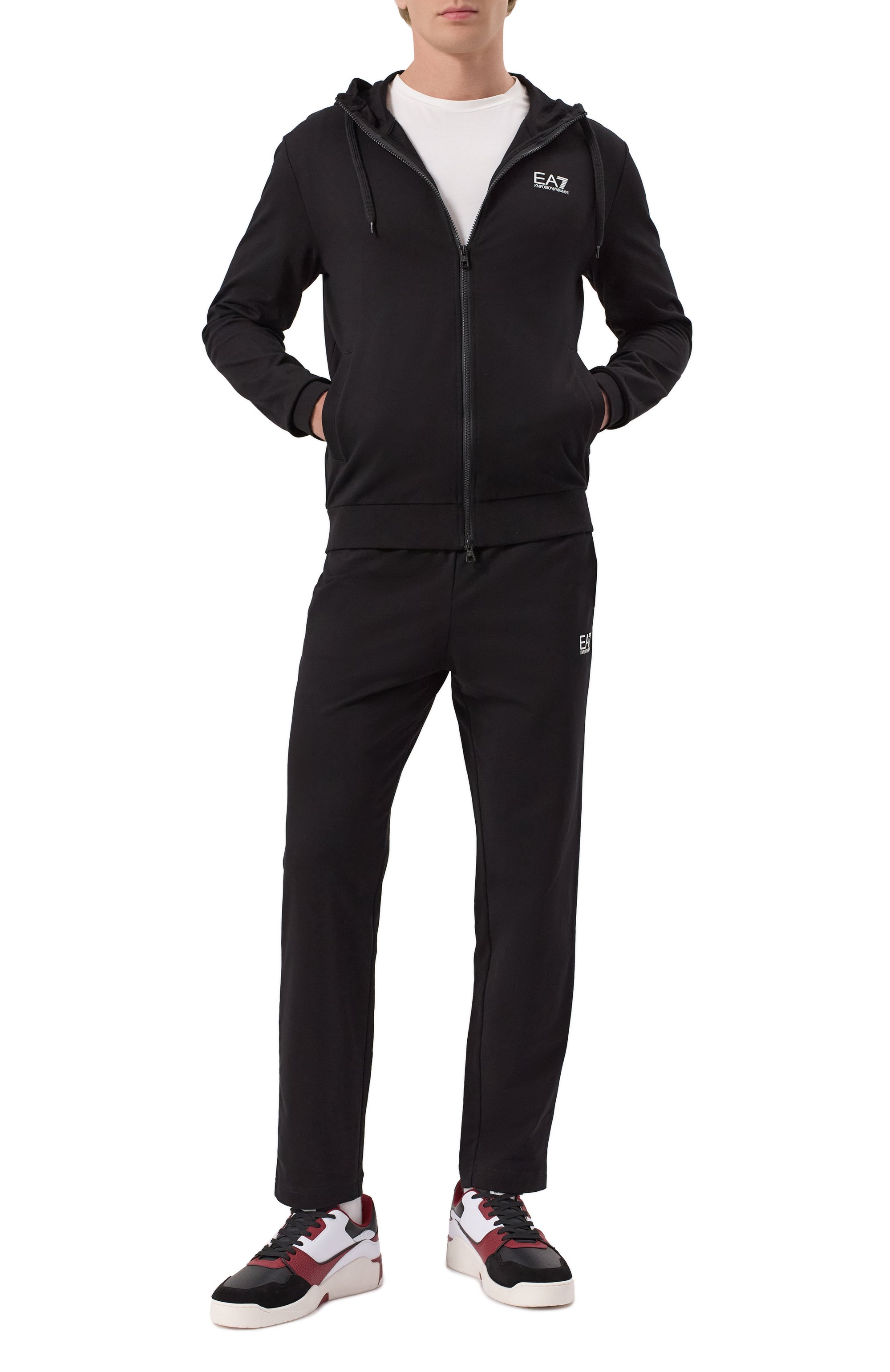 Кожаные кеды EA7, арт. X8X187/XK402, фото 2